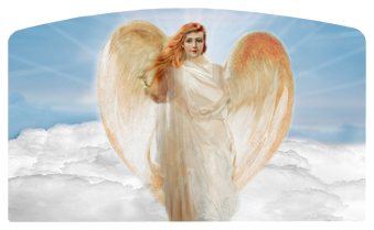 DACRO-118-BL Angel Clouds Blue